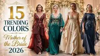 Thumbnail: Top 15 Mother of the Bride Dress Colors 2026 | Elegant Wedding Fashion Trends | MUST-HAVE Colors 🔥