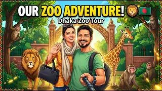 Thumbnail: OUR WILDEST DATE EVER! 🐒 Exploring Bangladesh National Zoo!