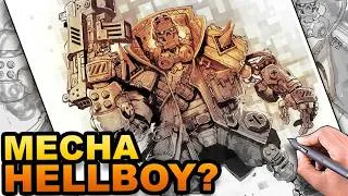 Thumbnail: Designing MECHA HELLBOY Art Challenge
