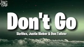 Thumbnail: Skrillex, Justin Bieber & Don Toliver - Don't Go (Lyrics)