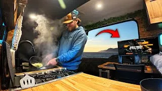 Thumbnail: Vanlife Luxury Camping on the Lost Coast | Gaming & Pasta