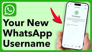 Thumbnail: How To Create Your New Username On WhatsApp