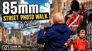 Thumbnail: Windsor Photo Walk | Canon R6 + Samyang 85mm f/1.4 | Changing of the Guard POV