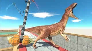 Thumbnail: Ultimate Hammer Trap vs Prehistoric Beasts & Animals - Animal Revolt Battle Simulator