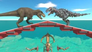 Thumbnail: Which One Will Survive the Narrow Bridge Challenge - Animal Revolt Battle Simulator