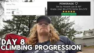 Thumbnail: Climbing Progression: Day 8 - 2024 Moonboard