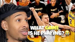 Thumbnail: Nikola Jokic has BROKEN Basketball… Reacting to Nikola Jokic Plays That Made NO Sense