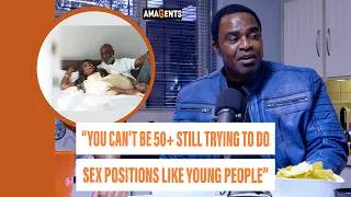 Thumbnail: "YOU CAN'T BE 50+ STILL TRYING TO DO SEX POSITIONS LIKE YOUNG PEOPLE" - IKE KHUMALO