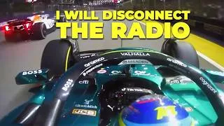 Thumbnail: Fernando Alonso slowly losing his mind (2025)