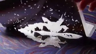 Thumbnail: My First Time Applying Metal Leaf To My Drawing ! *Satisfying*