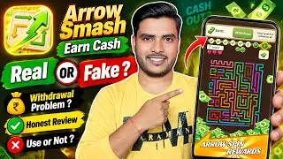 Thumbnail: Arrow smash game real or fake? arrow smash game review? arrow smash game withdrawal?