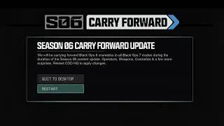 Thumbnail: NEW Black Ops 7 Season 6 Carry Forward Update..