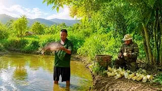 Thumbnail: Former CEO leaves the city to live freely – catching fish and foraging for wild bamboo shoots.