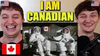 Thumbnail: Americans React to I am Canadian Commercials!
