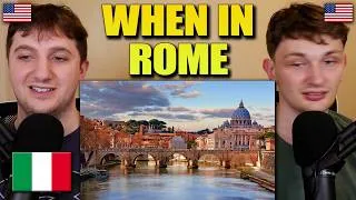 Thumbnail: Americans React to Rome Italy