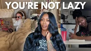 Thumbnail: You’re Not Lazy. You’re Overwhelmed (The Hidden Reason You Can’t Stay Consistent)