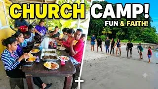 Thumbnail: Church campout with the youths in Matlot Trinidad cooking | fun | faith 🇹🇹