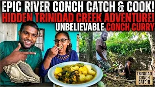 Thumbnail: Epic river conch adventure, catch | clean | cook