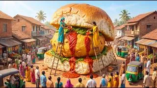 Thumbnail: 😱💰 3 Village Girls Set IMPOSSIBLE Goal — 1 MILLION Vadapav in 30 Days! 🥔🏆 #fantasy"