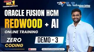 Thumbnail: Learn Oracle Fusion HCM Redwood+AI | Demo-3 | High Demand Career in 2026 | Zero Coding Applications
