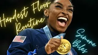 Thumbnail: HARDEST floor routine by Simone Biles (CoP 2025-28)