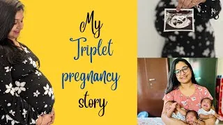 Thumbnail: My Triplet Pregnancy story | My Spontaneous Triplets pregnancy timeline