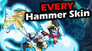 Thumbnail: Ranking EVERY Hammer Skin in Brawlhalla! (160+ Skins)