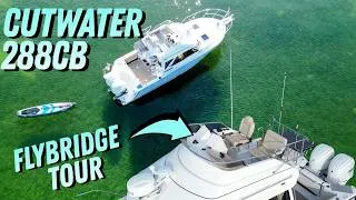 Thumbnail: A FLYBRIDGE You Can Actually TRAILER! (Cutwater 288CB Full Tour)