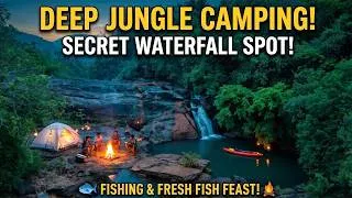 Thumbnail: Finding a Secret Waterfall deep in the JUNGLE (Camping & Fishing)