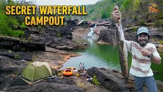 Thumbnail: SECRET Waterfall Campout: Found This MONSTER Snakehead!