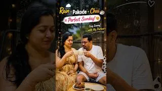 Thumbnail: 🌧️ Rain + Pakode + Chai = Perfect Sunday! 😍 | Cozy Evening with My Partner @Anantmaya