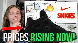 Thumbnail: The Black Cat Jordan 4 Price Surge Nobody Saw Coming👀📈! (Prices Rising NOW)