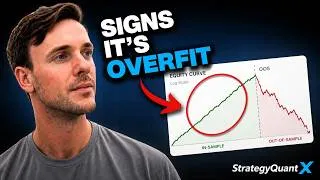 Thumbnail: 5 Signs Your Trading Strategy Is Overfit (your backtest is cooked 💀)