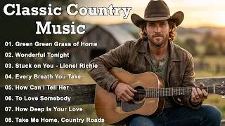 Thumbnail: Best Old Country Songs 🎸 Green Green Grass Of Home, Stuck on You 🎸 Classic Country Music 60s 70s 80s