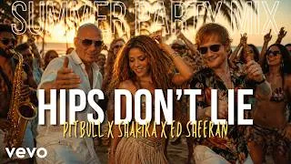 Thumbnail: Shakira, Ed Sheeran & Pitbull - Hips Don't Lie | SUMMER PARTY MIX | Latin Tropical House 2026
