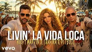 Thumbnail: Ricky Martin, Shakira & Pitbull - Livin' La Vida Loca | SUMMER PARTY MIX | Tropical Melodic House