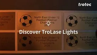 Thumbnail: Flexible Laser Film for Curved Surfaces | TroLase Lights PET Foil | Trotec Materials