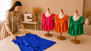 Thumbnail: Sew the Drama: This Ruffle Top!