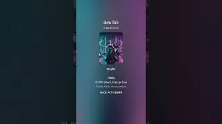 Thumbnail: slow fire