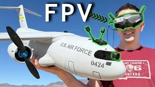 Thumbnail: Complete Guide To Setup FPV in your RC Airplane | 3D Printed C-17 FPV Kit Installation Guide