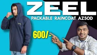 Thumbnail: Zeel Packable Raincoat Review || Zeel AZ5OD Raincoat Unboxing and Detailed Review 