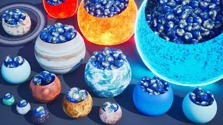 Thumbnail: How Many Earths Can Fit In Each Planet? | 3D Simulation
