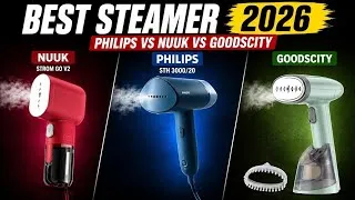 Thumbnail: Best Garment Steamer? Philips STH 3000 vs NUUK Strom Go V2 vs GOODSCITY