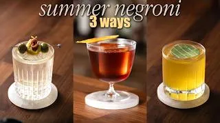 Thumbnail: 3 Insane Summer Negronis You’ve Never Tried (But Should)