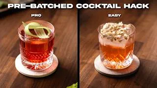 Thumbnail: Pre-Batched Cocktail Hack: Easy vs Pro Techniques for Amazing Drinks