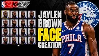Thumbnail: BEST JAYLEN BROWN FACE CREATION NBA 2K27