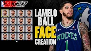 Thumbnail: BEST LAMELO BALL FACE CREATION NBA 2K27