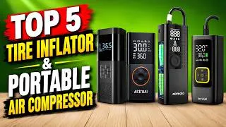 Thumbnail: Top 5 Best Tire Inflator & Portable Air Compressors on Amazon | Fast Inflation & Automatic Shutoff
