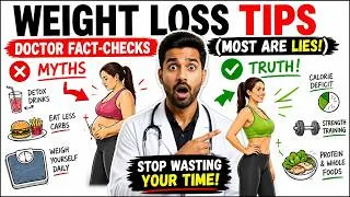 Thumbnail: “Doctor Fact-Checks Popular Weight Loss Tips (Most Are LIES!)”