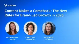 Thumbnail: Content Makes a Comeback: The New Rules for Brand-Led Growth in 2025